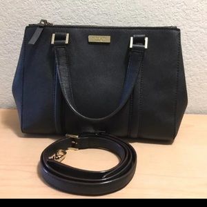 Kate Spade Newbury lane black satchel crossbody